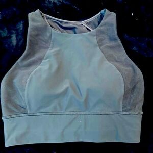 lululemon crop tank grey